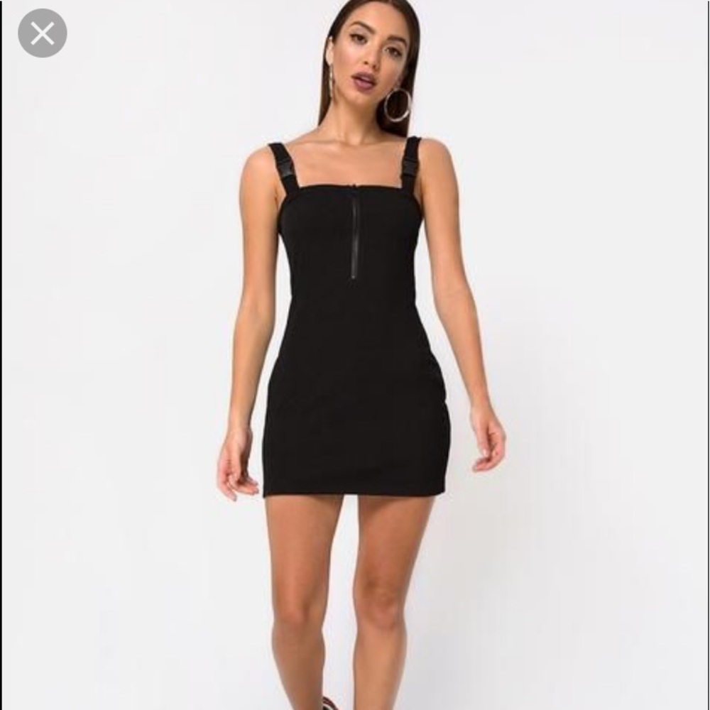 Princess Polly: Motel Yori Black Dress